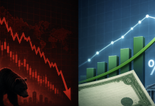 The bond market prepares for a hike to interest rates, while US stocks drift lower